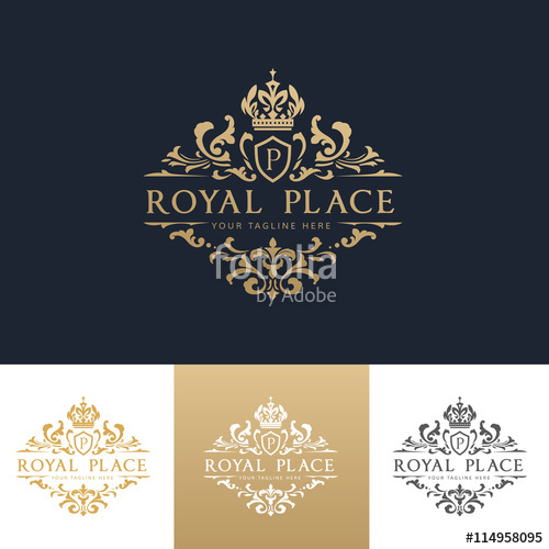500x500 Royal Place Luxury Elegant Logo Design For Hotel And Fashion Brand