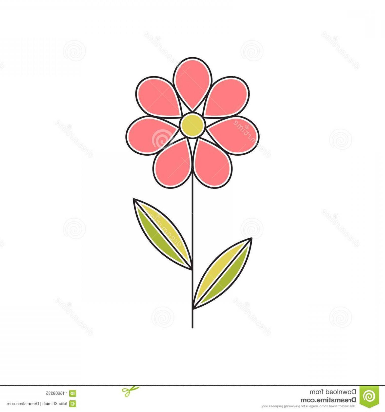 1560x1668 Vector Thin Line Icon Flower Stem Elegant Logo Template Design