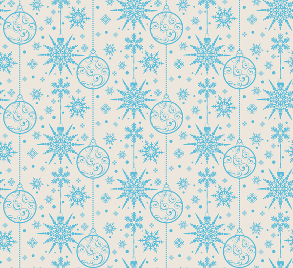 600x550 Elegant Christmas Pattern Template Seamless Vector Free Download