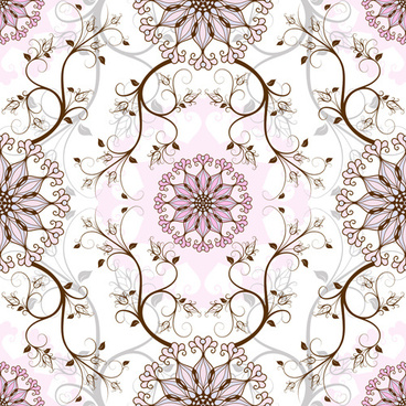 368x368 Elegant Floral Pattern Free Vector Download