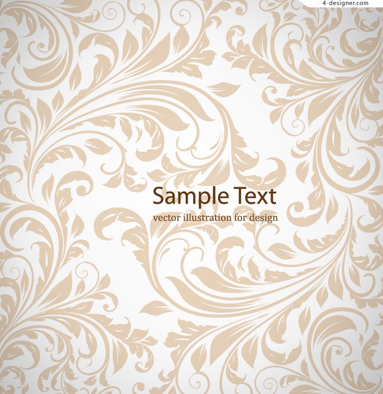 755x777 Designer Simple And Elegant Pattern Background Vector Material