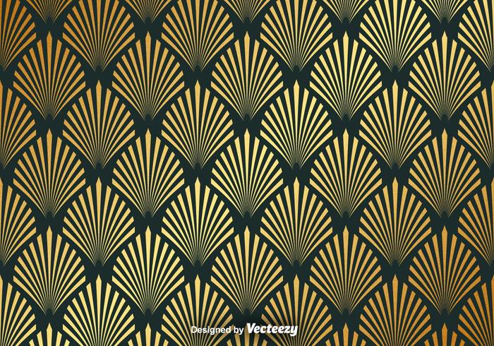 700x490 Vector Gold Seamless Pattern With Elegant Shapes