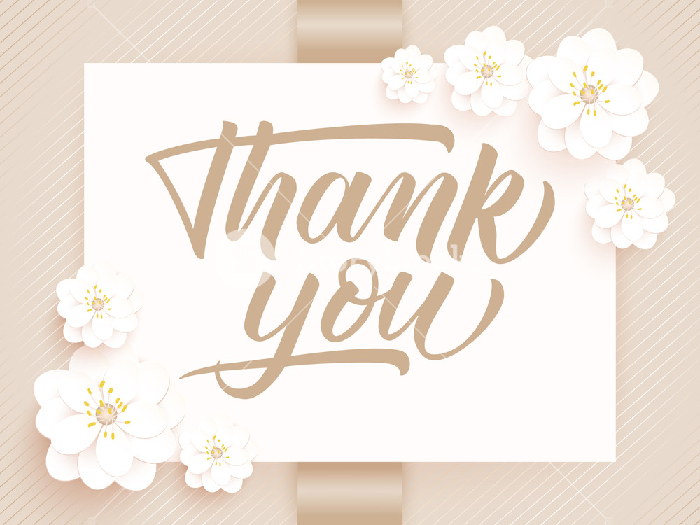 1000x750 Elegant Vector Thank You Card Vector Invitation Card