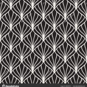 300x300 Motif Art Nouveau Elegant Vector Floral Damask Seamless Pattern