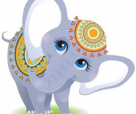 280x235 Indian Elephant Cartoon Vector Srk Elephant Cartoon Images