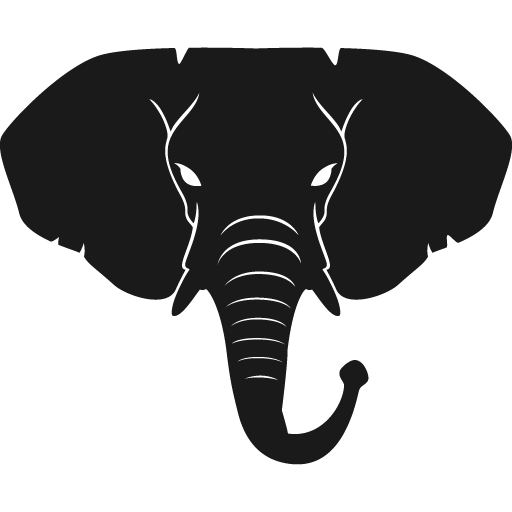 512x512 Elephant Head Vector Clipart Images Gallery For Free Download