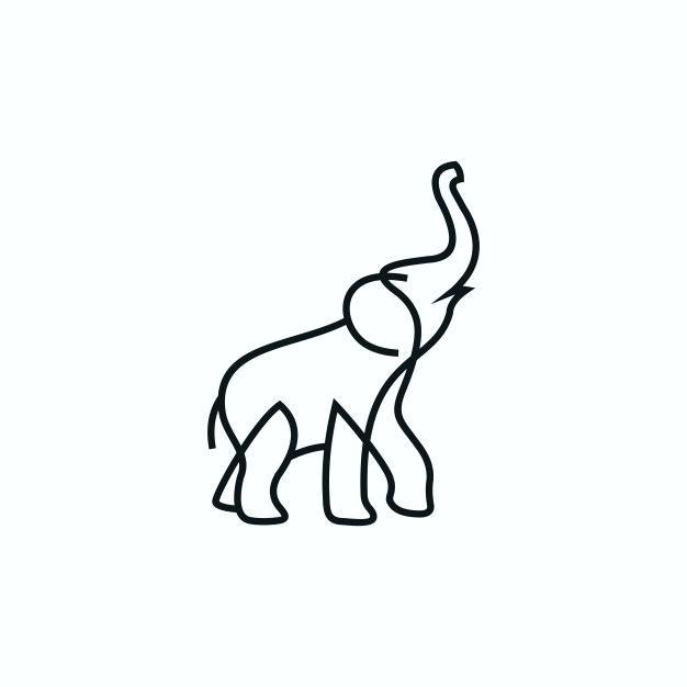 626x626 Drawing Elephant Face