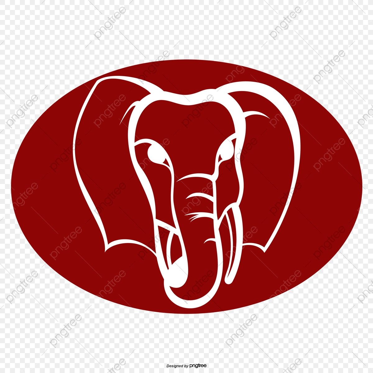 1200x1200 Vector Cartoon Elephant Head Elephant Logo, Cartoon Vector