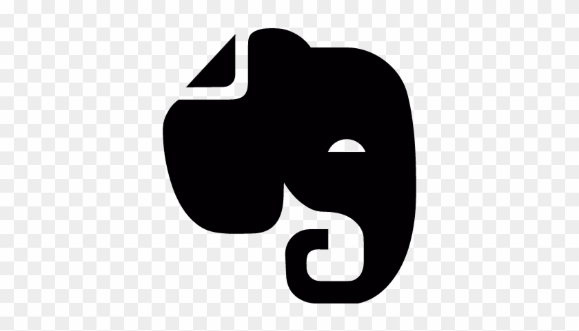 840x481 Elephant Head Silhouette Vector