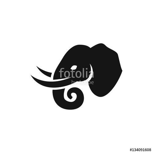 500x500 Elephant Icon Illustration Stock Image And Royalty Free Vector