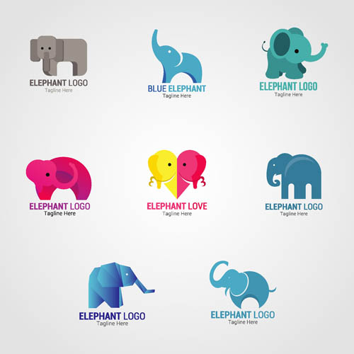 Elephant Logo Vector