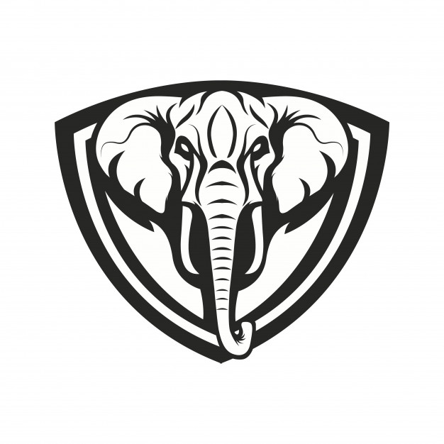 626x626 Elephant Logo Mascot Sport Illustration Vector Premium Download