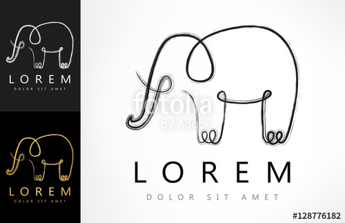 500x323 Elephant Logo Vector Stock Image And Royalty Free Vector