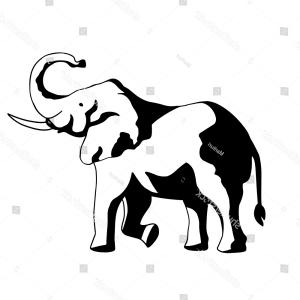 300x300 Elephant Logo On White Background Simple Wallkeeper