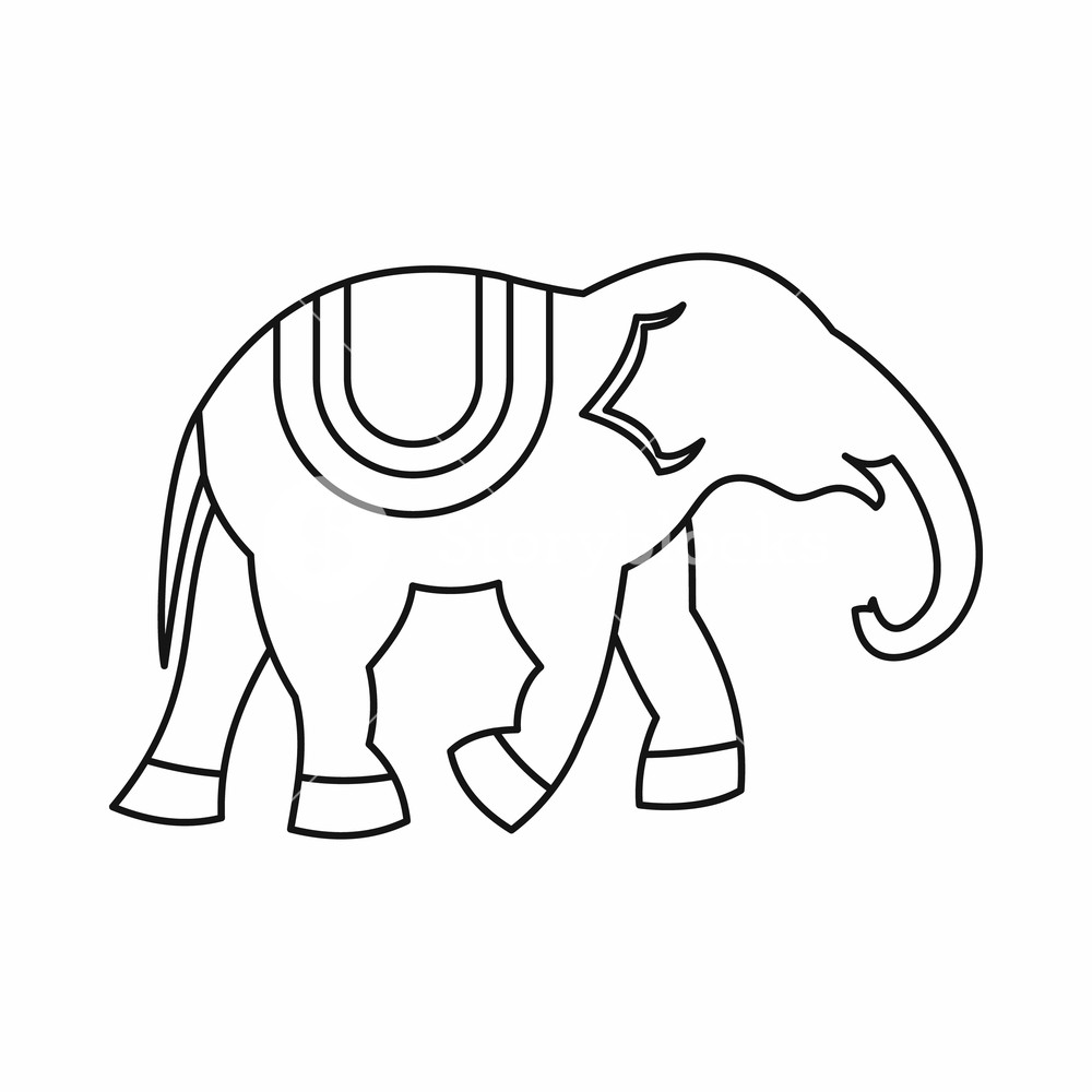 Free Free Elephant Outline Svg 901 SVG PNG EPS DXF File