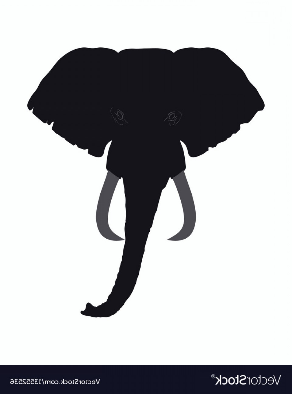 Elephant Head Front View This Silhouette May Be Vector Soidergi 960x1296 Elephant Head Front View This Silhouette May Be Vector Soidergi