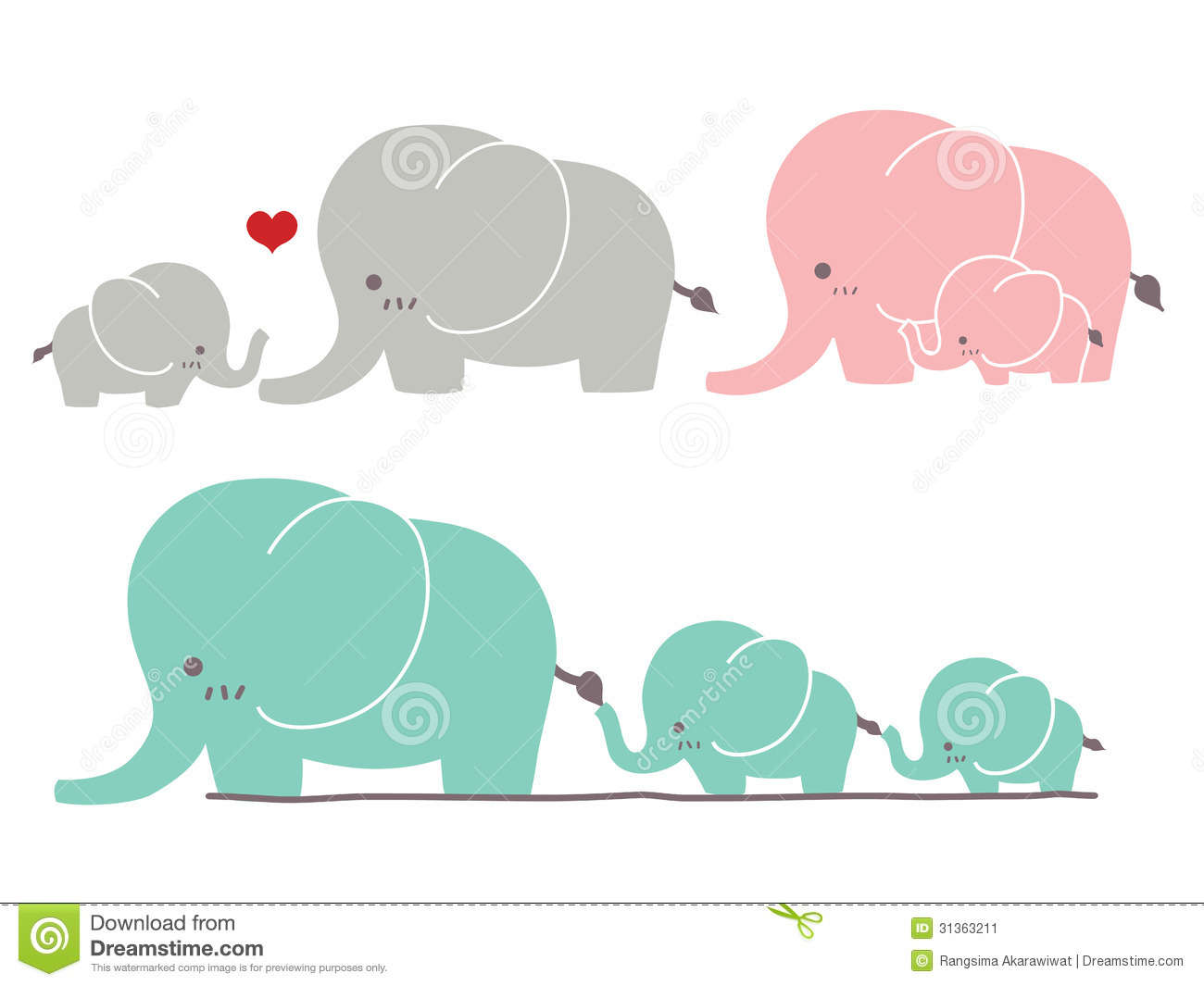 Elephant Vector Art