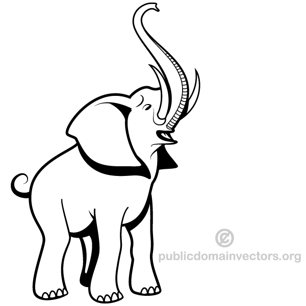 600x600 Elephant Vector Download Free Vectors Free Vector Images