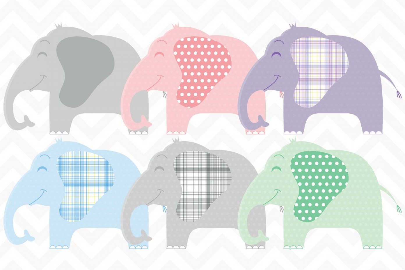 1392x926 Clip Art Cute Baby Elephants Vector Hoodamathrun