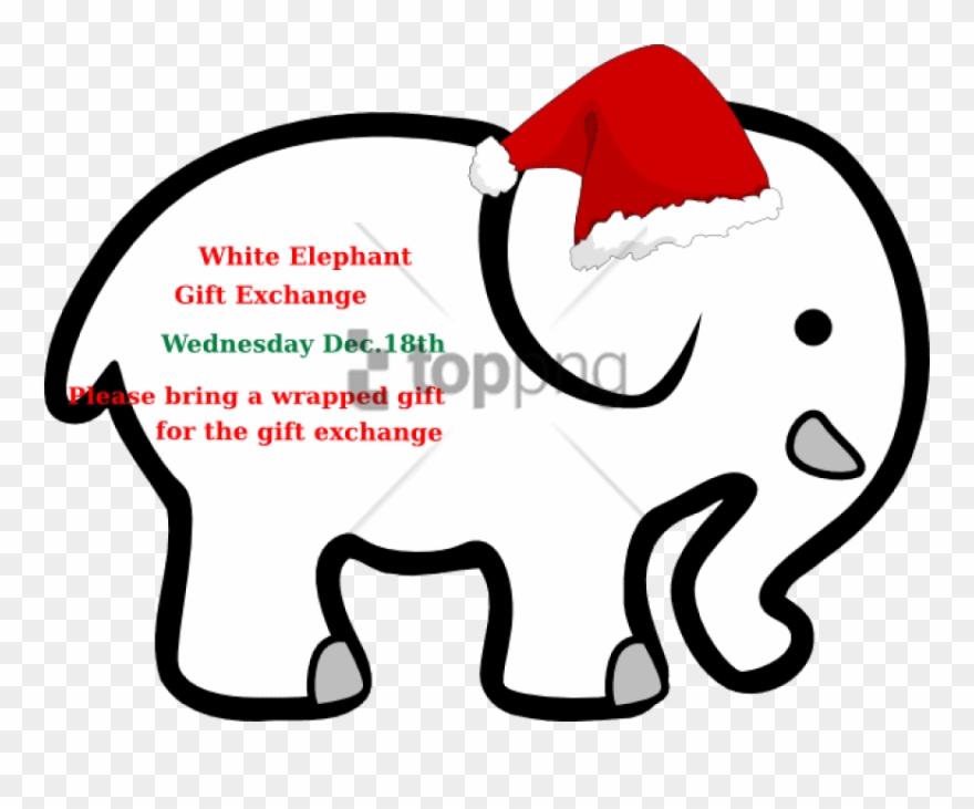 880x731 Free Png Ivory Ella Christmas Elephant Png Image