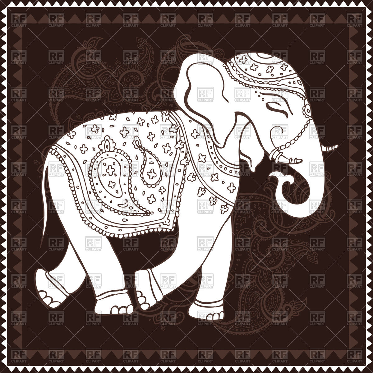 Слон в Восточном стиле