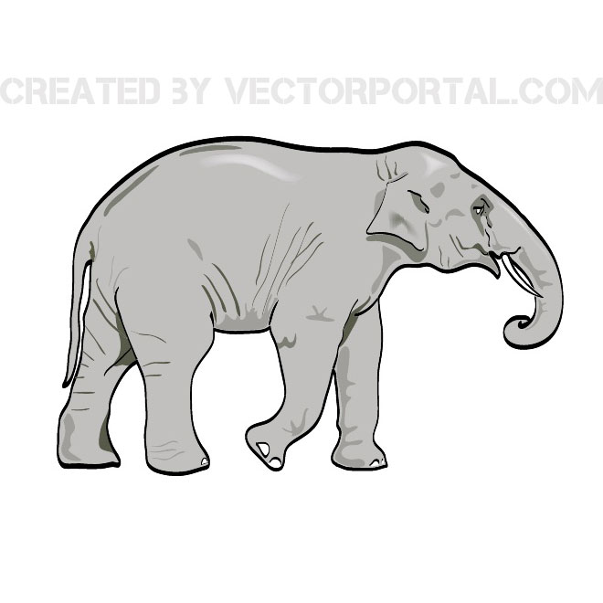 660x660 Elephant Vector Image Free Vectors Ui Download