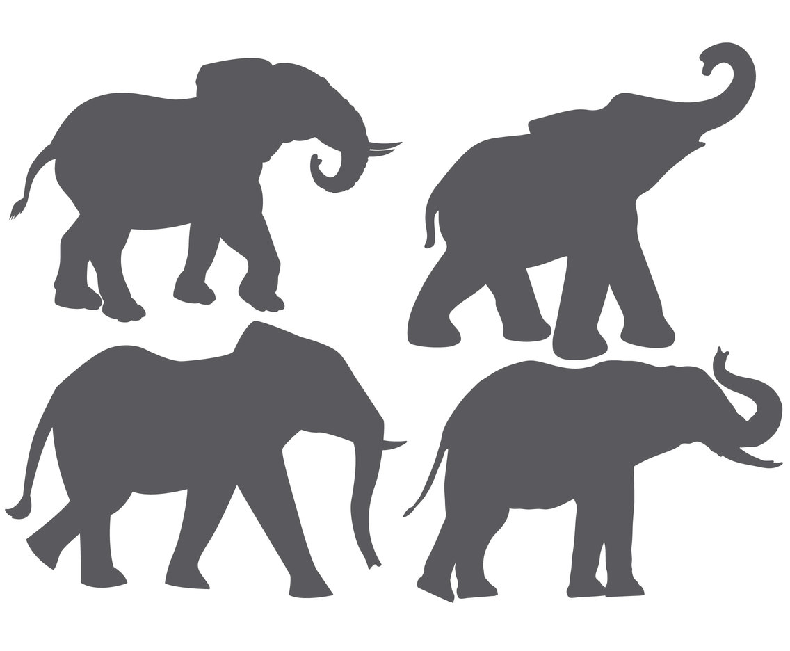 1136x936 Elephant Vector Shapes Vector Art Graphics