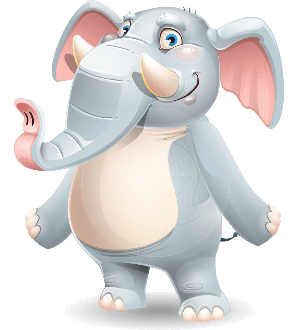 Elephant Vector Cartoon Character Vector Cartoon Character 957x1060 Elephant Vector Cartoon Character Vector Cartoon Character