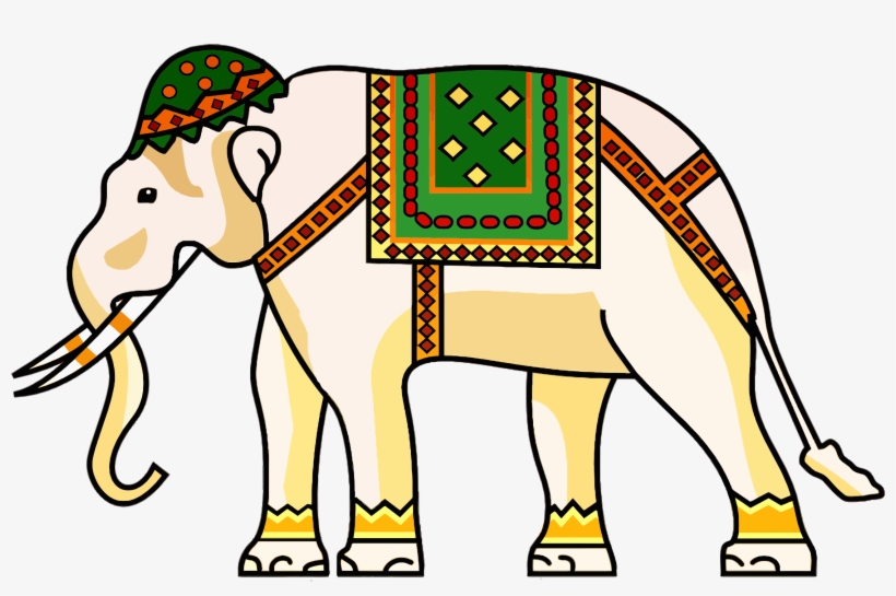 Decorated Elephant Vector Png Transparent Png 820x545 Decorated Elephant Vector Png Transparent Png