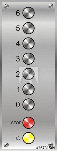 188x500 Elevator Buttons