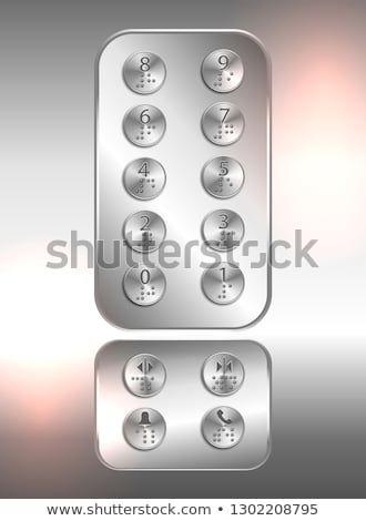 330x470 Lift Elevator Push Buttons With Numbers And Braille Code