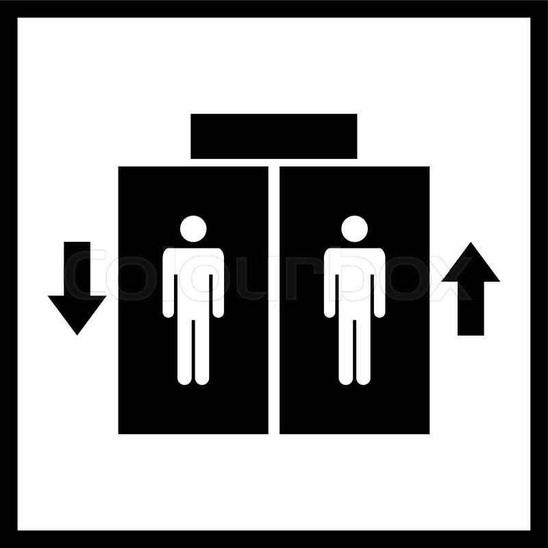 800x800 Lift Icon Elevator Icon Vector Lift Or Stock Vector Colourbox