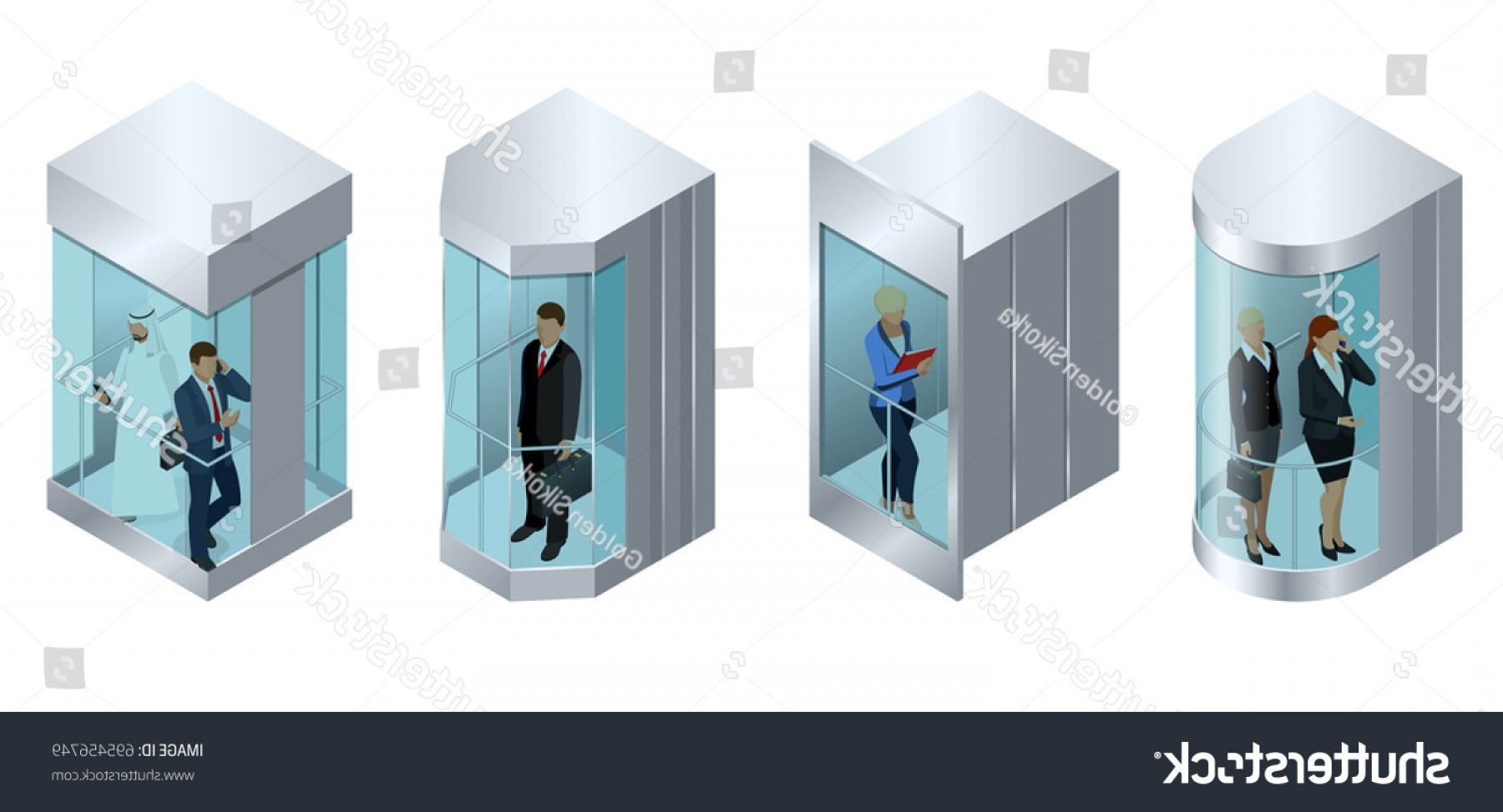 1800x973 Vector Elevator Hall Station Studiogrfx