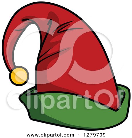 450x470 Cartoon Of An Elf's Hat