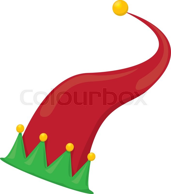 707x800 Cartoon Red And Green Christmas Elf Stock Vector Colourbox