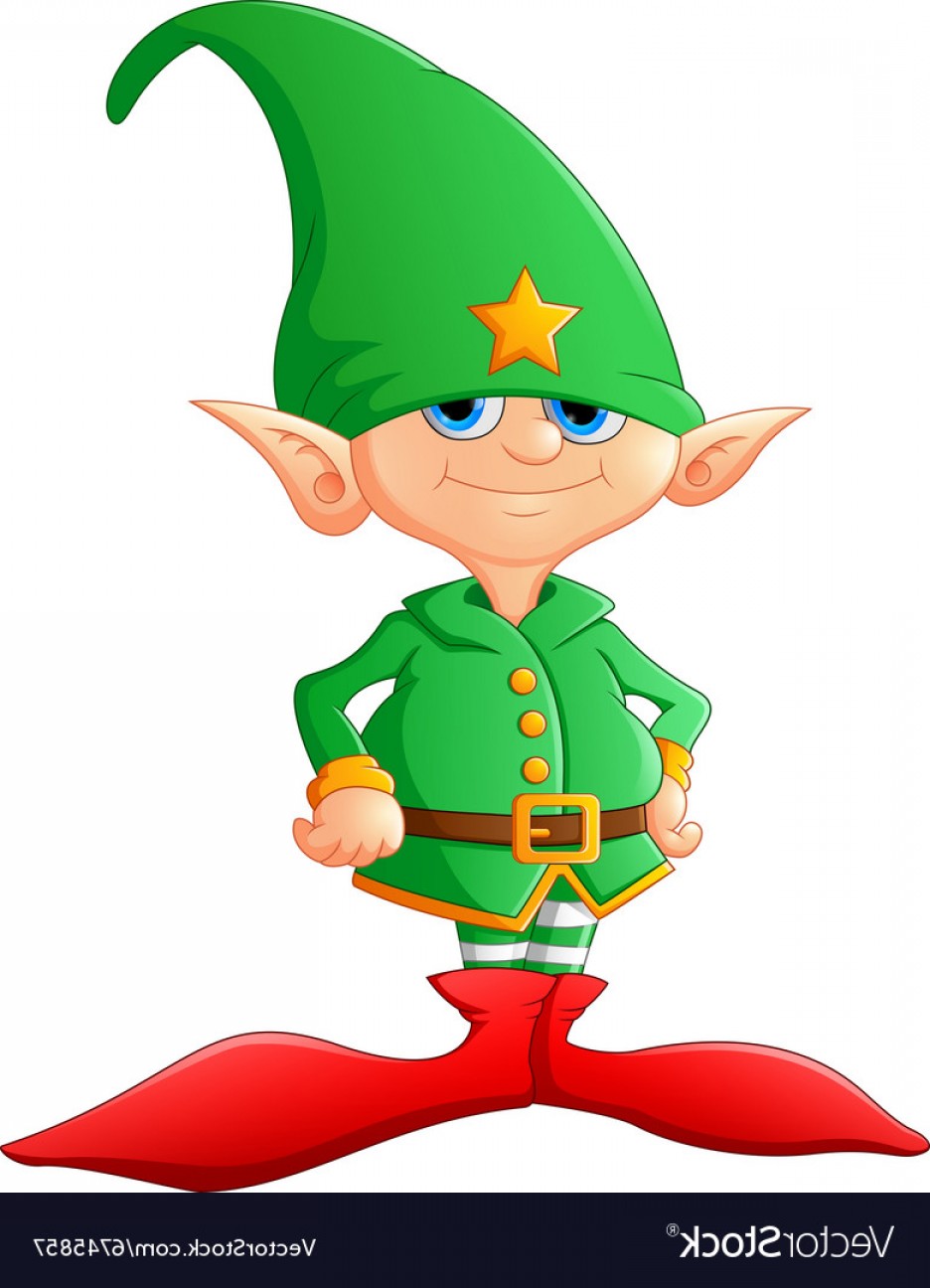 936x1296 Cute And Happy Christmas Elf Vector Handandbeak