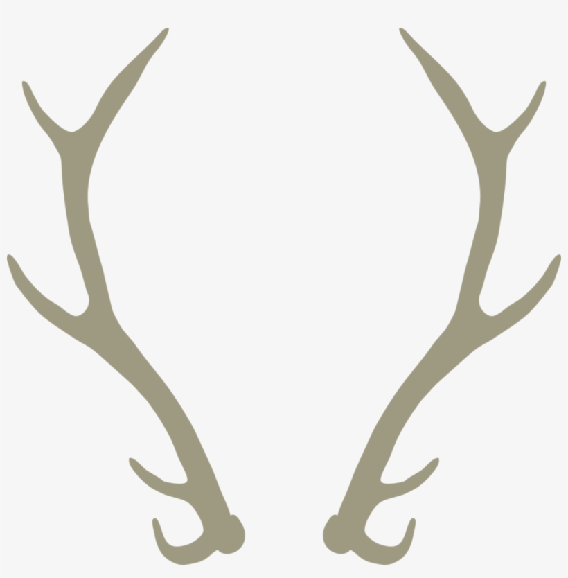 820x834 Cartoon Antler Flattened Vector