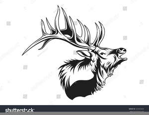 300x232 Elk Head Clipart Free Images