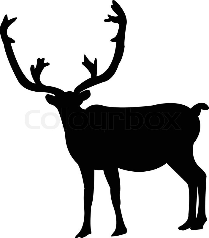 704x800 Elk Silhouette