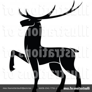 300x300 Photostock Vector Elk Silhouette Animal Clip Art Soidergi