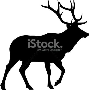 378x380 Elk Laser Stencil Elk, Moose Art, Free Vector Art