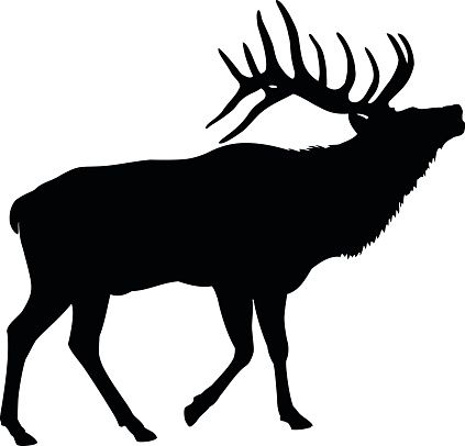 423x406 Elk Clip Art, Vector Images Illustrations