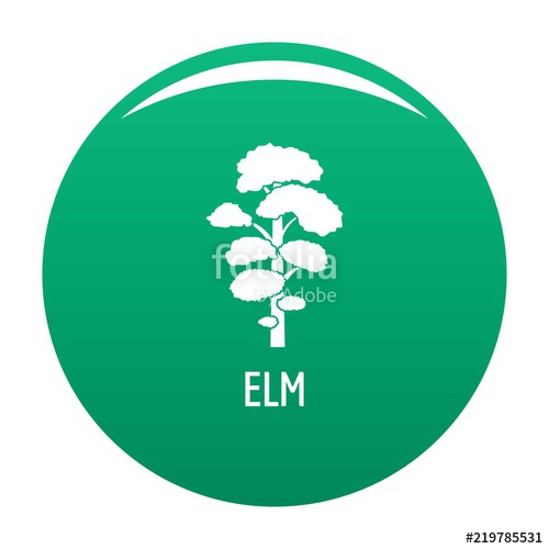500x500 Elm Tree Icon Simple Illustration Of Elm Tree Vector Icon For Any