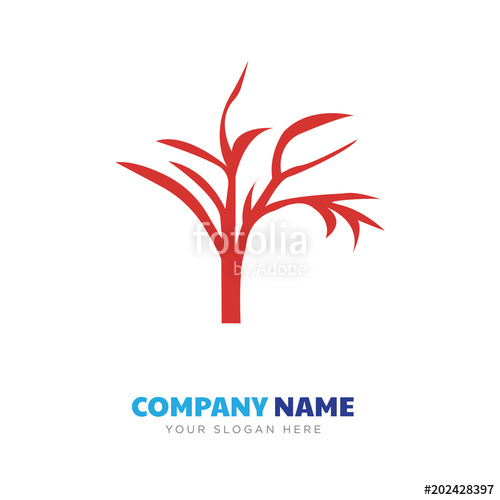 500x500 Elm Tree Company Logo Design Stock Image And Royalty Free Vector