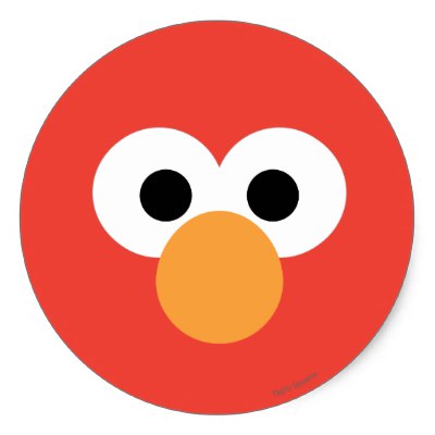 400x400 Elmo Face Clipart