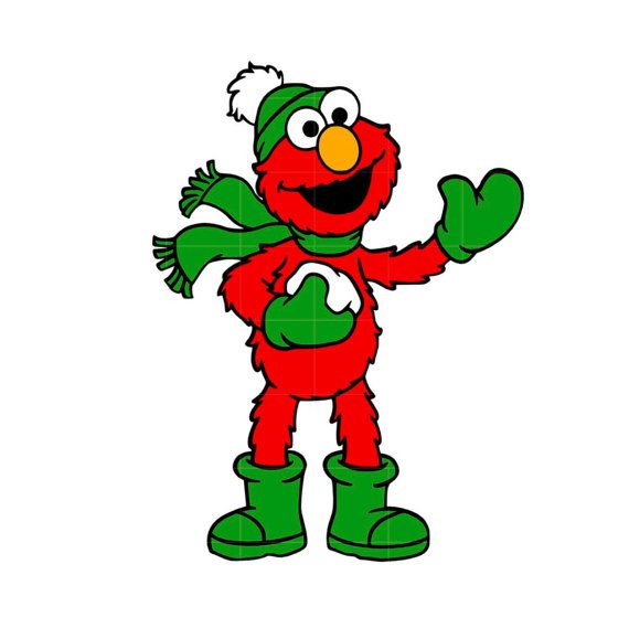 570x569 Studio Christmas Elmo Vector Instant