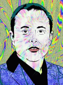 250x336 Elon Musk Vector Art Gif