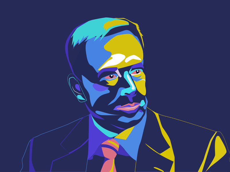 800x600 Elon Musk Vector Portrait
