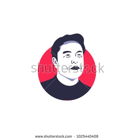 450x470 Elon Musk Illustration Vector Isolated Elon Musk In Elon