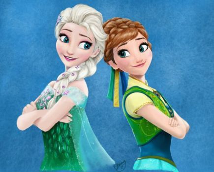 435x350 More Like Elsa And Anna Frozen Fever